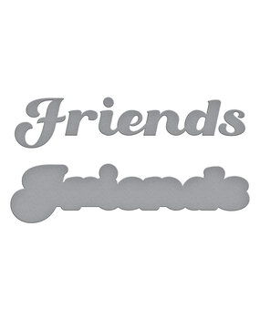 Spellbinders Friends Etched Dies (S2-385)