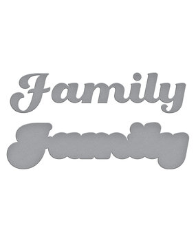 Spellbinders Family Etched Dies (S2-383)