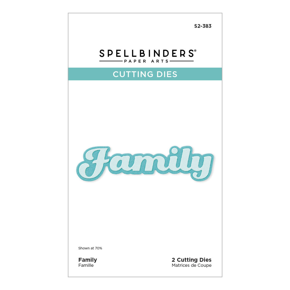 Spellbinders Family Etched Dies (S2-383) Spellbinders Family Etched Dies (S2-383)