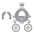 Fairy Tale Carriage Etched Dies (S2-407) Fairy Tale Carriage Etched Dies (S2-407)