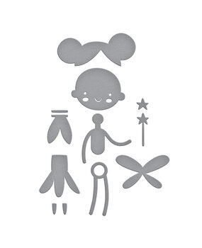 Spellbinders Dancin' Fairy Twinkle Etched Dies (S4-1382) (DISCONTINUED)