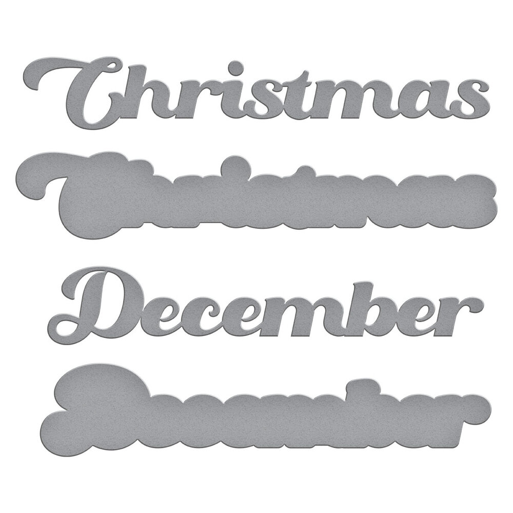 Spellbinders Christmas & December Etched Dies (S3-520) Spellbinders Christmas & December Etched Dies (S3-520)