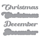 Spellbinders Christmas & December Etched Dies (S3-520)