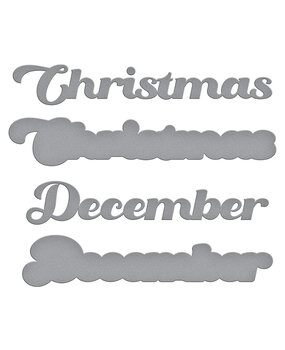 Spellbinders Christmas & December Etched Dies (S3-520)