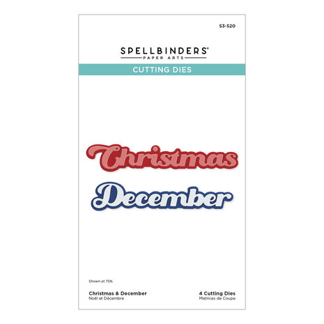 Spellbinders Christmas & December Etched Dies (S3-520) Spellbinders Christmas & December Etched Dies (S3-520)