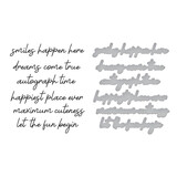 Spellbinders Magic Sentiments Press Plate & Die Set (BP-176) Spellbinders Magic Sentiments Press Plate & Die Set (BP-176)