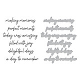 Spellbinders Happiness Sentiments Press Plate & Die Set (BP-175) Spellbinders Happiness Sentiments Press Plate & Die Set (BP-175)