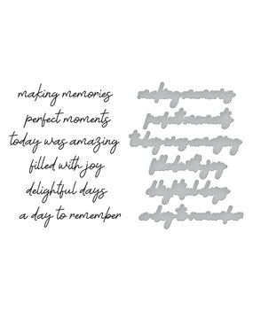 Spellbinders Happiness Sentiments Press Plate & Die Set (BP-175) Spellbinders Happiness Sentiments Press Plate & Die Set (BP-175)