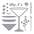 Olive Martinis Etched Dies (S4-1372) Olive Martinis Etched Dies (S4-1372)