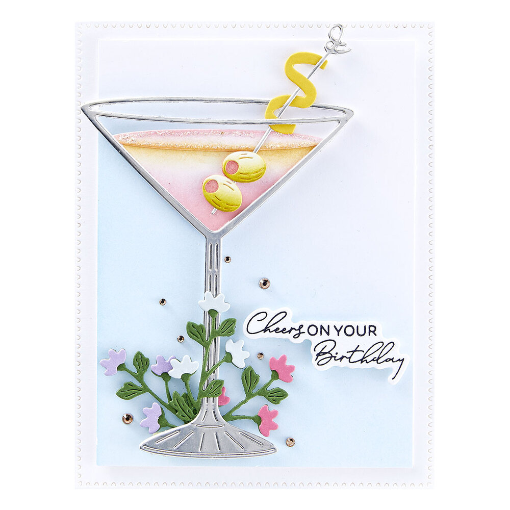 Spellbinders Olive Martinis Etched Dies (S4-1372) Spellbinders Olive Martinis Etched Dies (S4-1372)