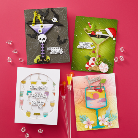 Spellbinders Olive Martinis Etched Dies (S4-1372) Spellbinders Olive Martinis Etched Dies (S4-1372)