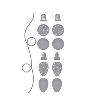 Spellbinders Stitched String Lights Etched Dies (S3-518)