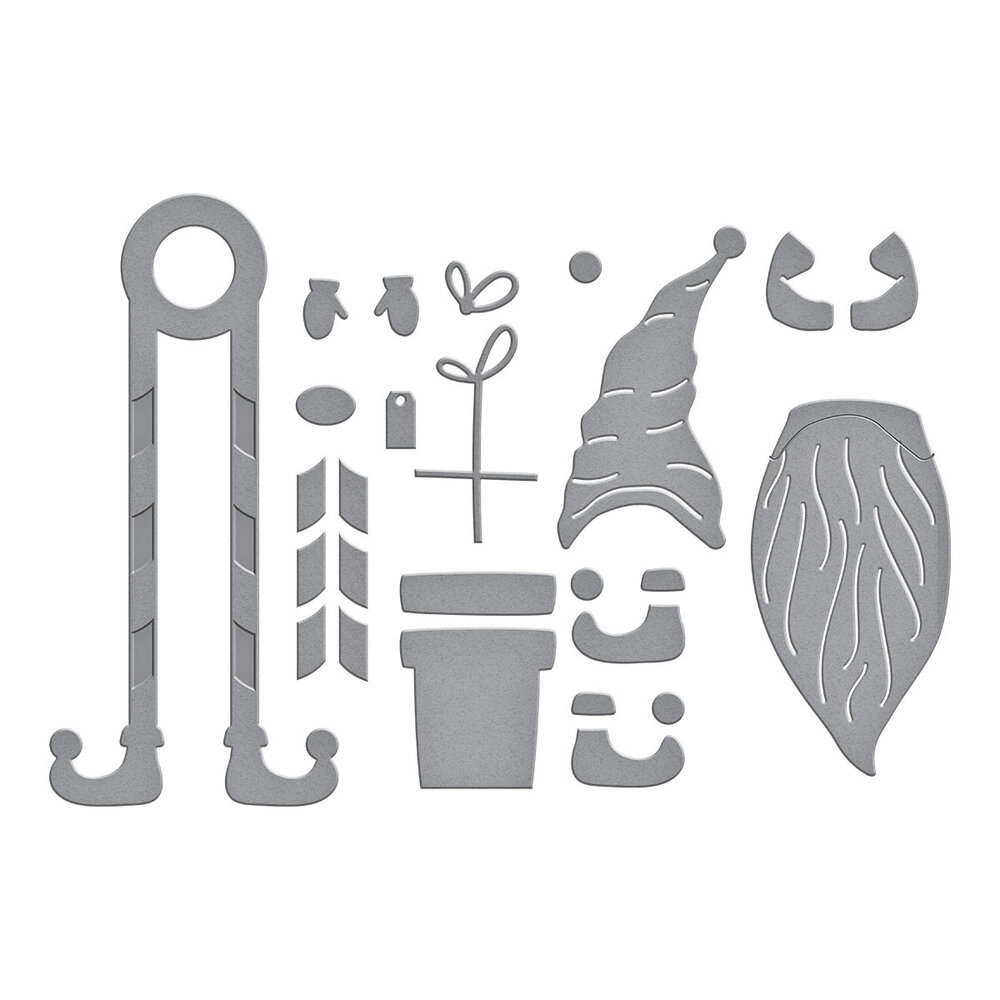 Spellbinders Dancin' Gnome Etched Dies (S4-1371) Spellbinders Dancin' Gnome Etched Dies (S4-1371)