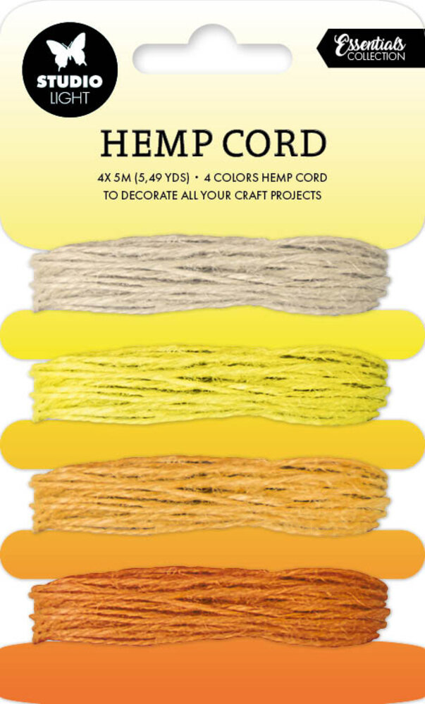 Studio Light Shades Of Yellow Hemp Cord (SL-ES-RIB12) (BASIC)