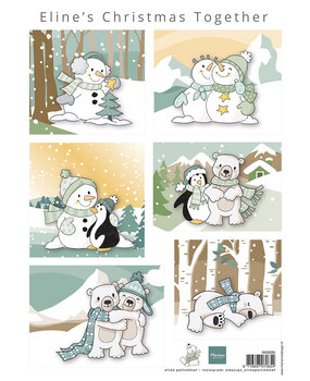 Marianne Design Decoupage Eline's Christmas Together (AK0095) (DISCONTINUED)