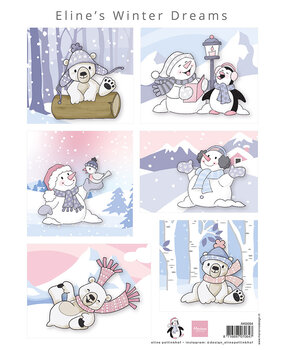 Marianne Design Decoupage Eline's Winter Dreams (AK0094) (DISCONTINUED)
