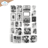 Elizabeth Craft Designs La Dolce Vita Stamp Postage Stamps 1 (CS372)