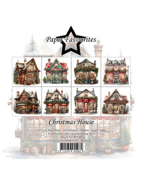 Paper Favourites Christmas House 6x6 Inch Paper Pack (PF504)