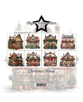 Paper Favourites Christmas House 12x12 Inch Paper Pack (PF704)