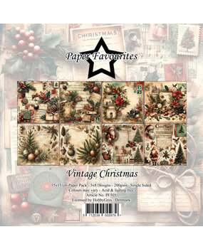 Paper Favourites Vintage Christmas 6x6 Inch Paper Pack (PF505)