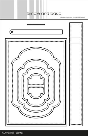 Simple and Basic Interactive Flip Card A6 Dies (SBD459)