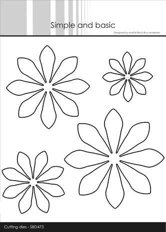 Simple and Basic 3D Flowers Dies (SBD473)