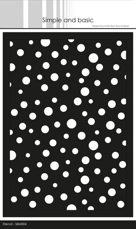 Simple and Basic Circles A5 Stencil (SBM004)
