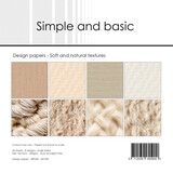 Simple and Basic Soft and natural textures 6x6 Inch Paper Pack (SBP535)