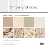 Simple and Basic Soft and natural textures 12x12 Inch Paper Pack (SBP735)
