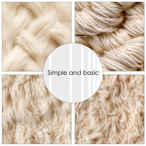 Simple and Basic Soft and natural textures 12x12 Inch Paper Pack (SBP735)