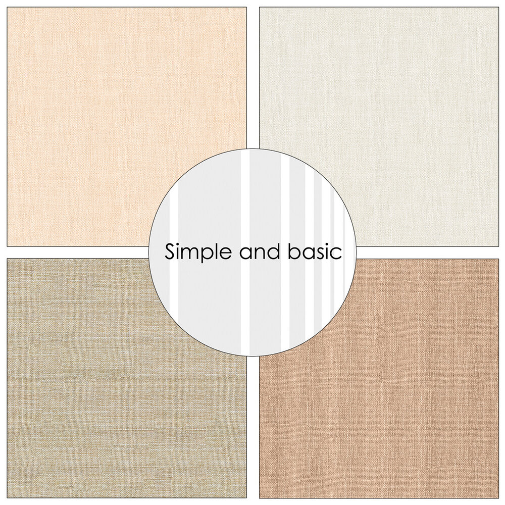 Simple and Basic Soft and natural textures 12x12 Inch Paper Pack (SBP735)