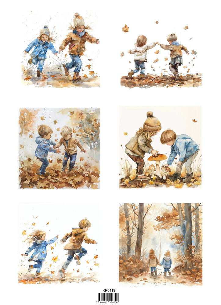 Reprint Fall A4 Cutouts (KPA4101) Reprint Fall A4 Cutouts (KPA4101)