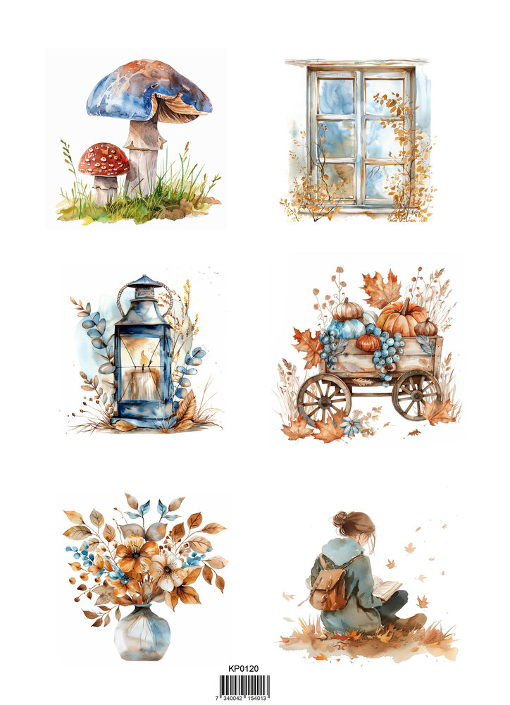 Reprint Fall A4 Cutouts (KPA4101) Reprint Fall A4 Cutouts (KPA4101)