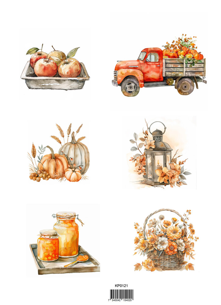 Reprint Fall A4 Cutouts (KPA4101) Reprint Fall A4 Cutouts (KPA4101)