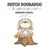 Dutch Doobadoo Rubber Stamp Rabbit Fall (497.004.024)