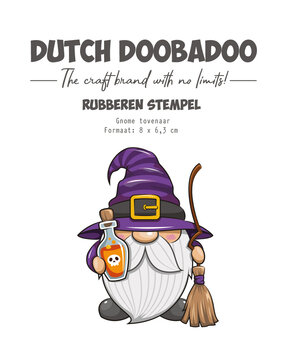 Dutch Doobadoo Rubber Stamp Gnome Wizard (497.004.023)