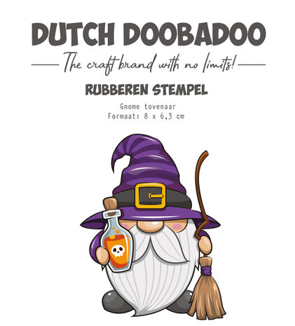 Dutch Doobadoo Rubber Stamp Gnome Wizard (497.004.023)
