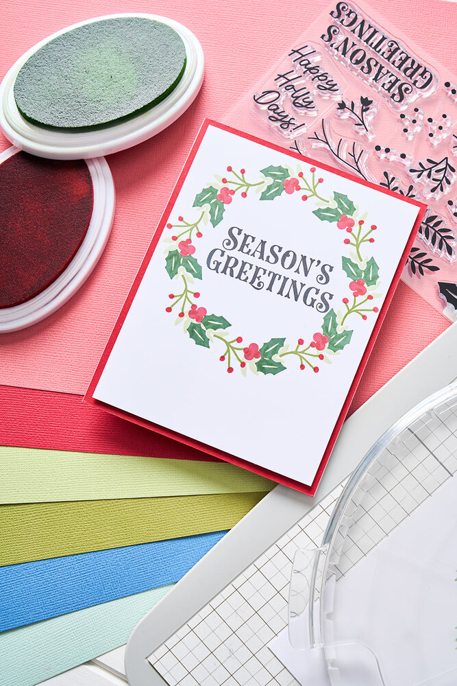 Sizzix Clear Stamps by Catherine Pooler Happy Holly Days (29pcs) (666729)