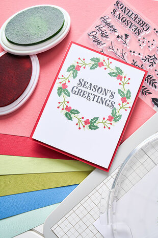 Sizzix Clear Stamps by Catherine Pooler Happy Holly Days (29pcs) (666729)