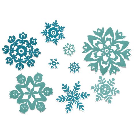 Sizzix Clear Stamps by Catherine Pooler White Christmas (12pcs) (666724)