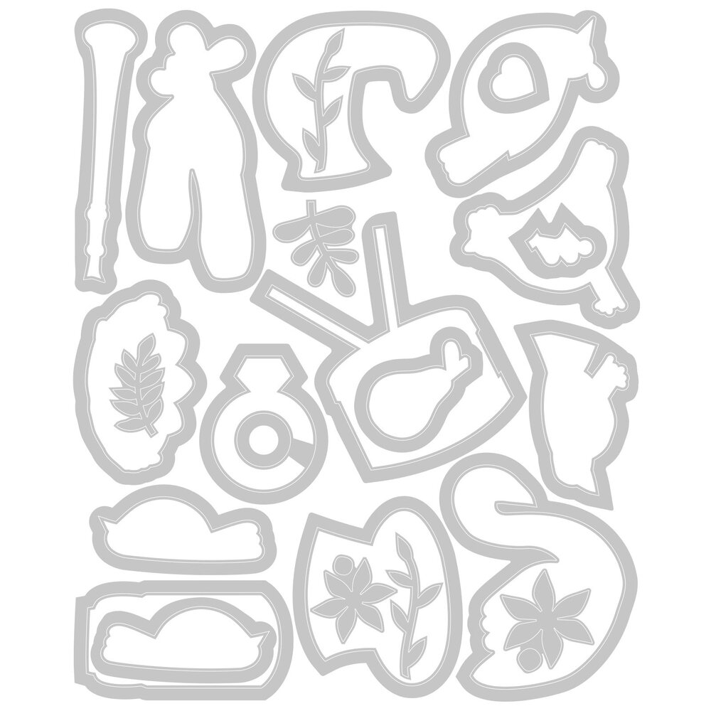 Sizzix Framelits by Catherine Pooler 12 Days of Christmas #2 (23pcs) (666727)