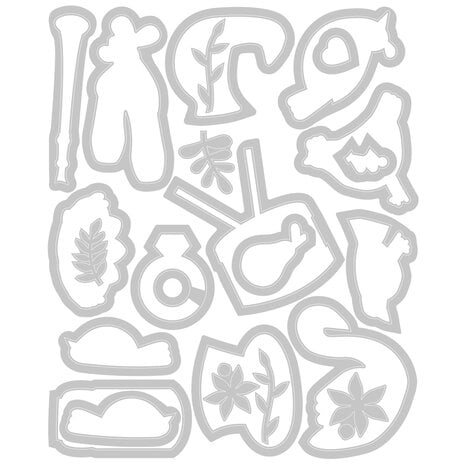 Sizzix Framelits by Catherine Pooler 12 Days of Christmas #2 (23pcs) (666727)