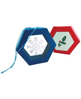 Sizzix Thinlits Die by Catherine Pooler Hanging Ornament Box (12pcs) (666728) Sizzix Thinlits Die by Catherine Pooler Hanging Ornament Box (12pcs) (666728)