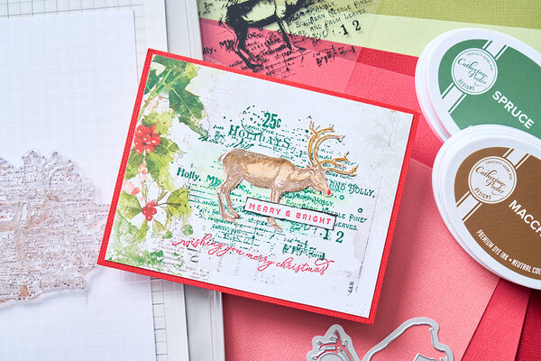 Sizzix Framelits Die w/Stamps by 49 and Market Reindeer Mix Cluster (1+1pcs) (666713)