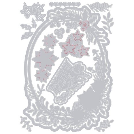 Sizzix Thinlits Die by Jen Long Winter Wishes #2 (14pcs) (666736) Sizzix Thinlits Die by Jen Long Winter Wishes #2 (14pcs) (666736)