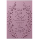 Sizzix 3D Textured Impressions by Jen Long Merry & Bright (666733) (DISCONTINUED)