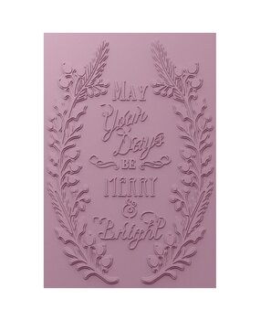 Sizzix 3D Textured Impressions by Jen Long Merry & Bright (666733) (DISCONTINUED) Sizzix 3D Textured Impressions by Jen Long Merry & Bright (666733) (DISCONTINUED)