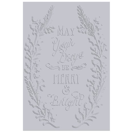 Sizzix 3D Textured Impressions by Jen Long Merry & Bright (666733) (DISCONTINUED)