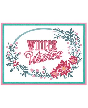 Sizzix Layered Stencils by Jen Long Winter Wishes #3 (4pcs) (666738)