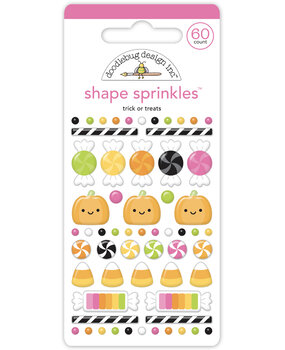 Doodlebug Design Trick Or Treats Shape Sprinkles (8560)